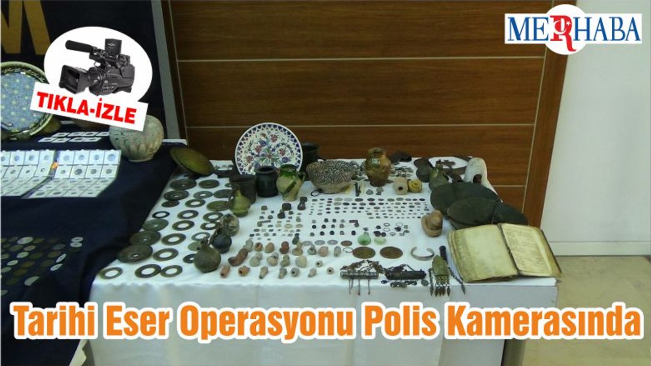 Tarihi Eser Operasyonu Polis Kamerasında