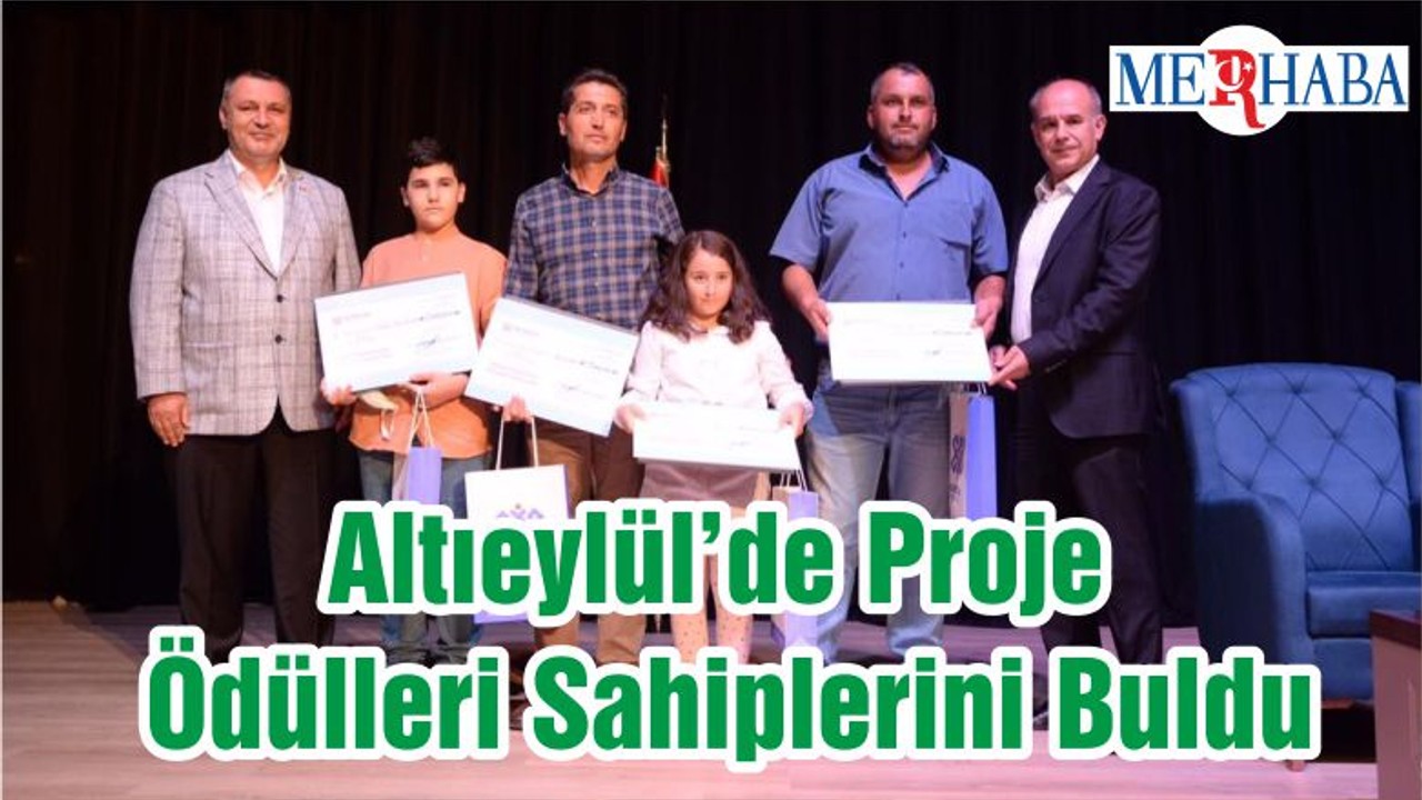 Altıeylül’de Proje Ödülleri Sahiplerini Buldu