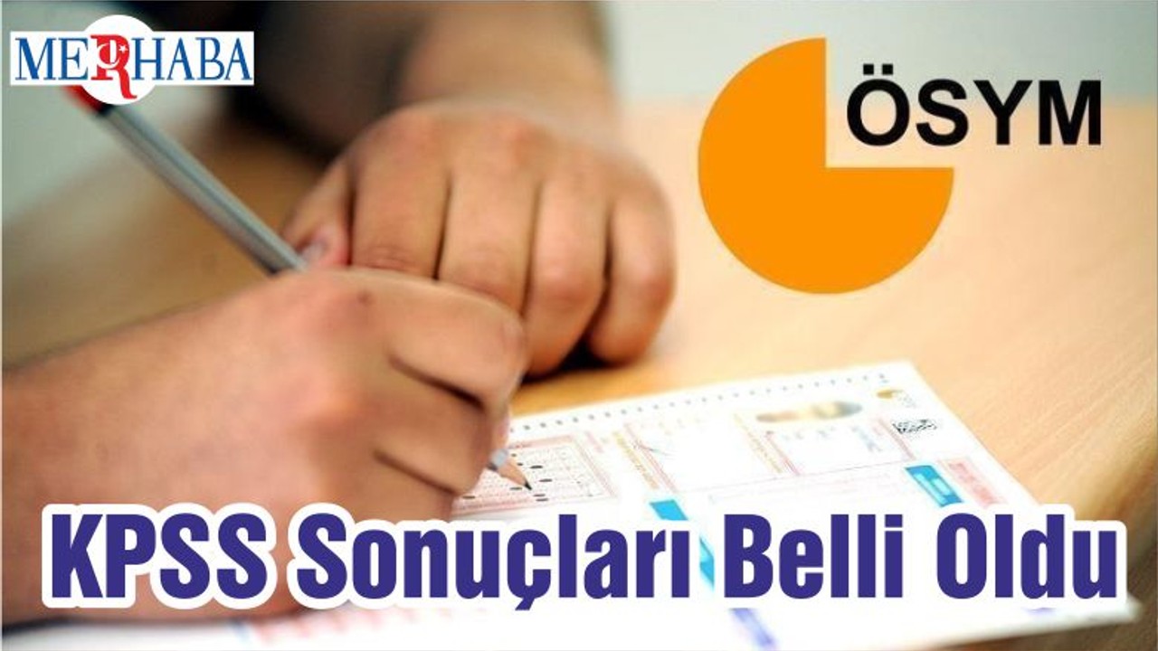 KPSS Sonuçları Belli Oldu