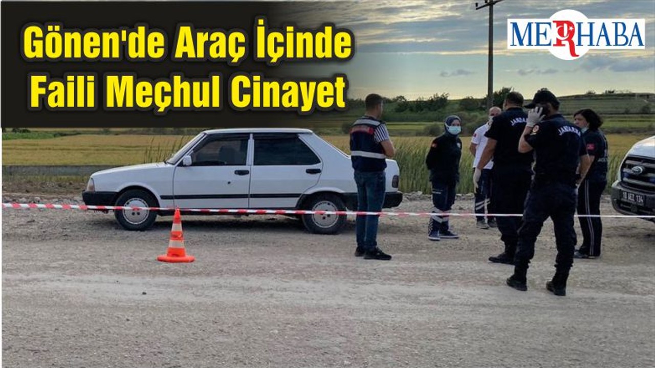 Gönen'de Araç İçinde Faili Meçhul Cinayet