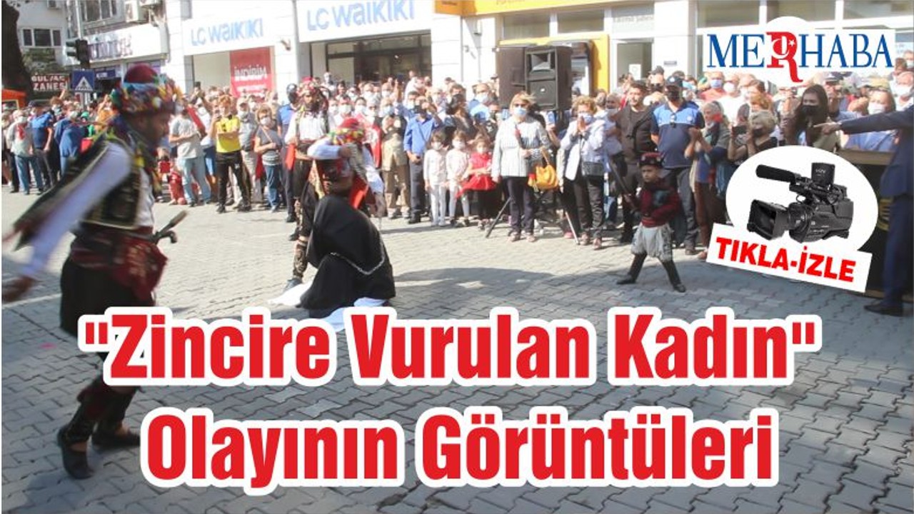 "Zincire Vurulan Kadın" Olayının Görüntüleri