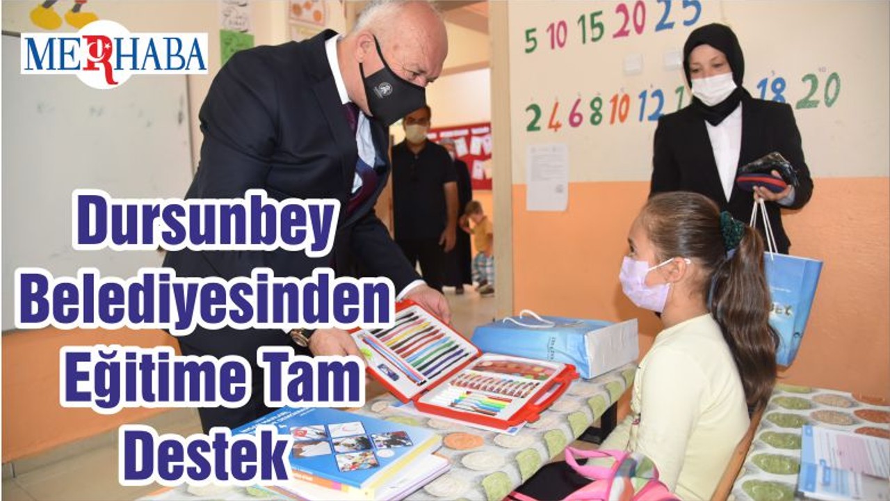 Dursunbey Belediyesinden Eğitime Tam Destek