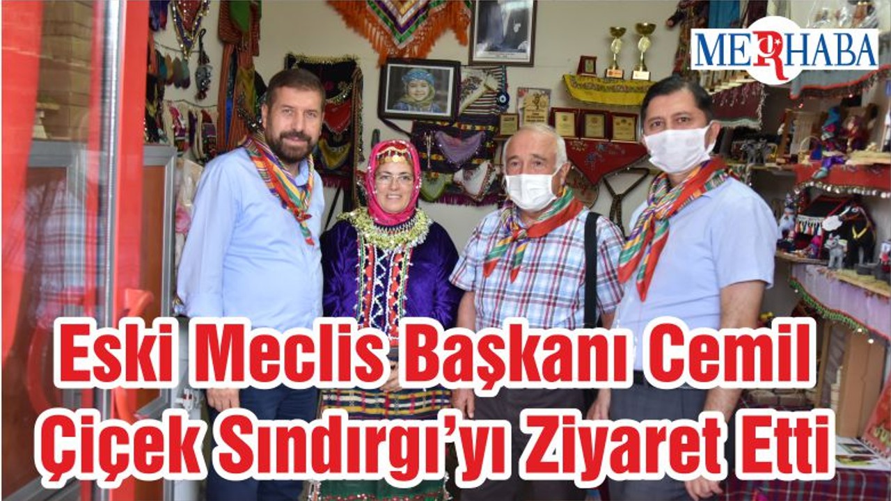 Eski Meclis Başkanı Cemil Çiçek Sındırgı’yı Ziyaret Etti