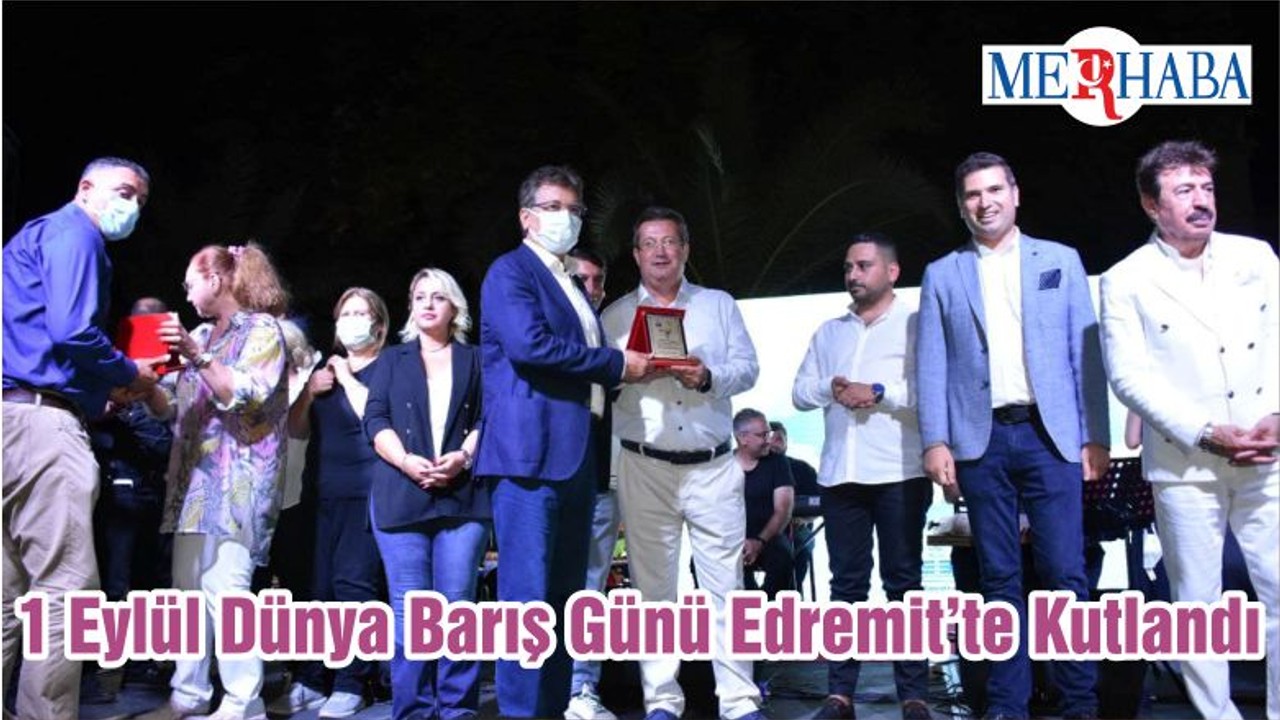 1 Eylül Dünya Barış Günü Edremit’te Kutlandı