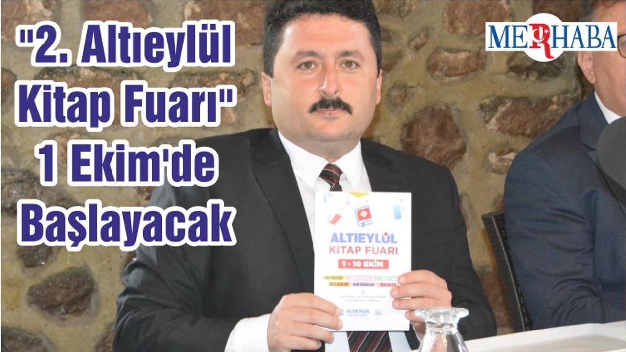 "2. Altıeylül Kitap Fuarı" 1 Ekim'de Başlayacak