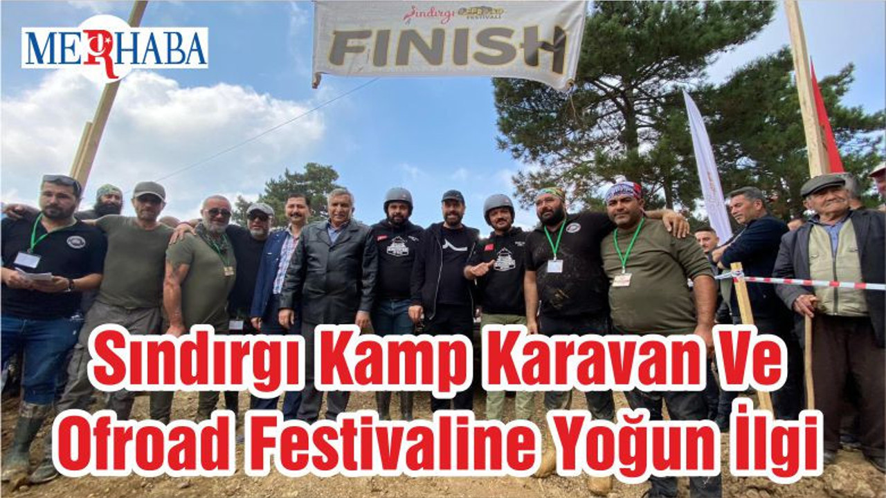 Sındırgı Kamp Karavan Ve Ofroad Festivaline Yoğun İlgi