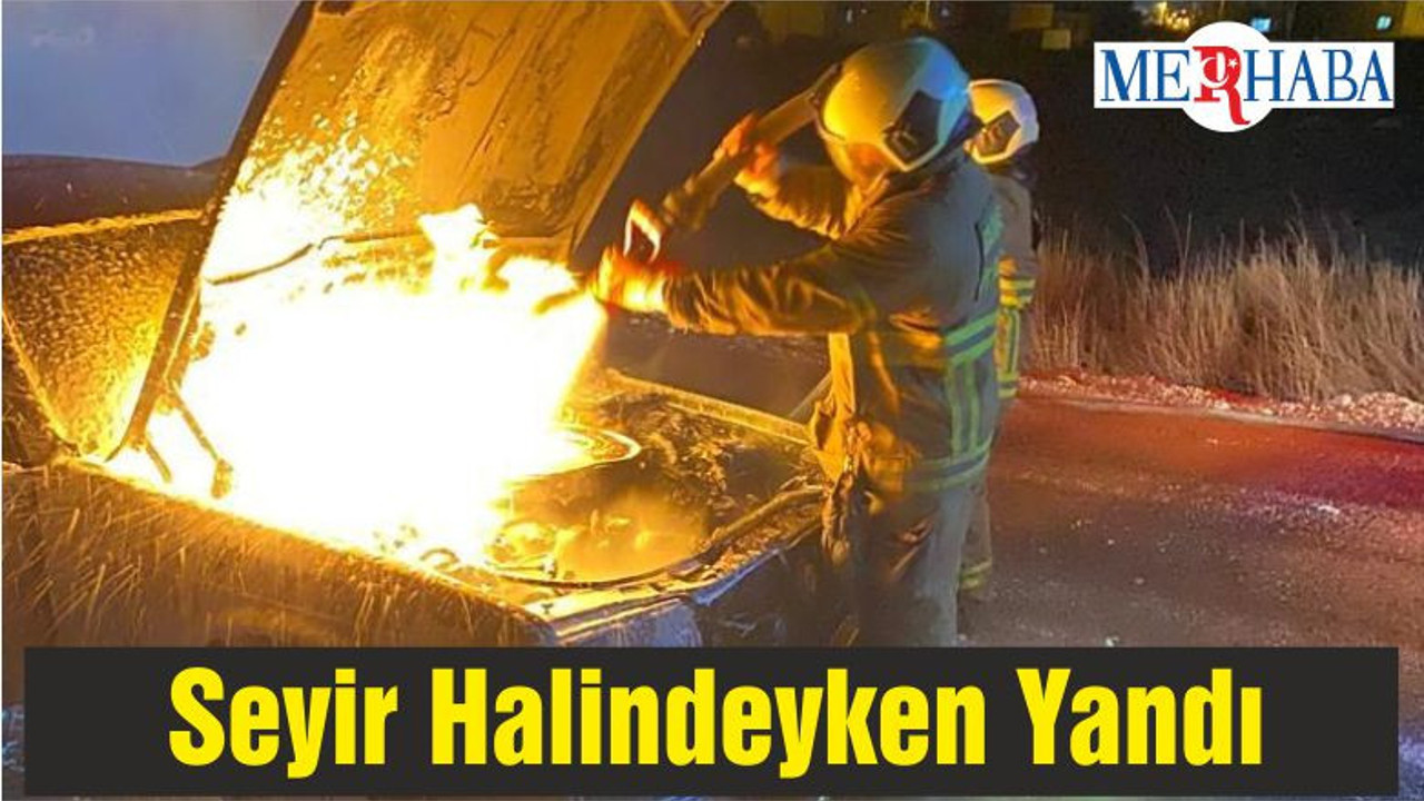 Seyir Halindeyken Yandı