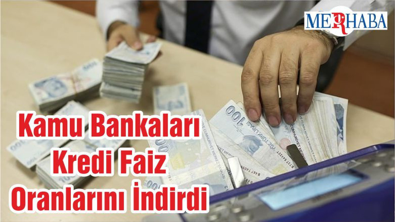 Kamu Bankaları Kredi Faiz Oranlarını İndirdi