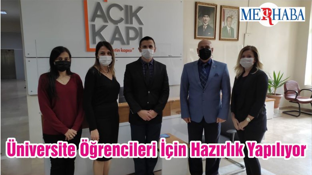 Üniversite Öğrencileri İçin Hazırlık Yapılıyor