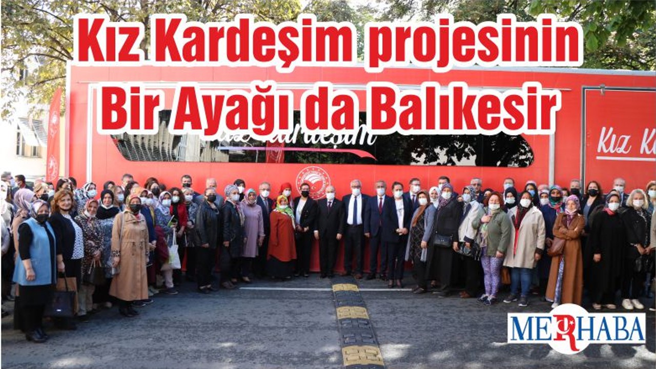 Kız Kardeşim projesinin Bir Ayağı da Balıkesir