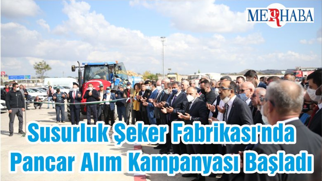 Susurluk Şeker Fabrikası'nda Pancar Alım Kampanyası Başladı