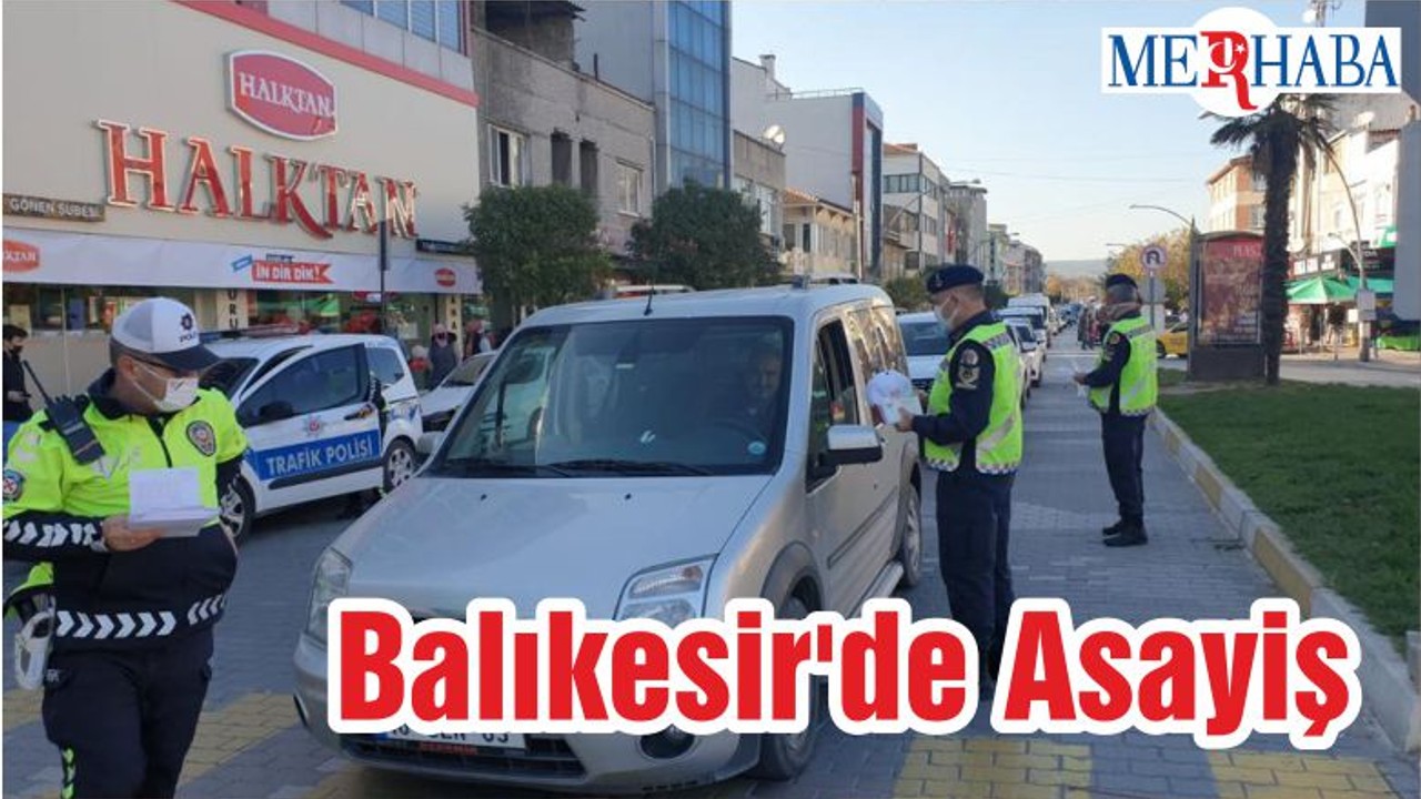 Balıkesir'de Asayiş