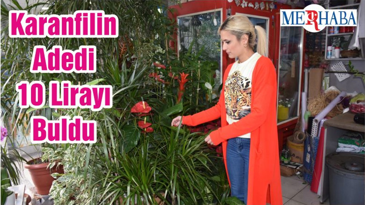 Karanfilin Adedi 10 Lirayı Buldu