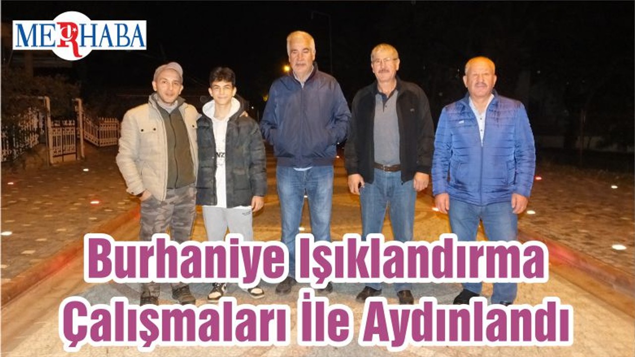 Burhaniye Işıklandırma Çalışmaları İle Aydınlandı