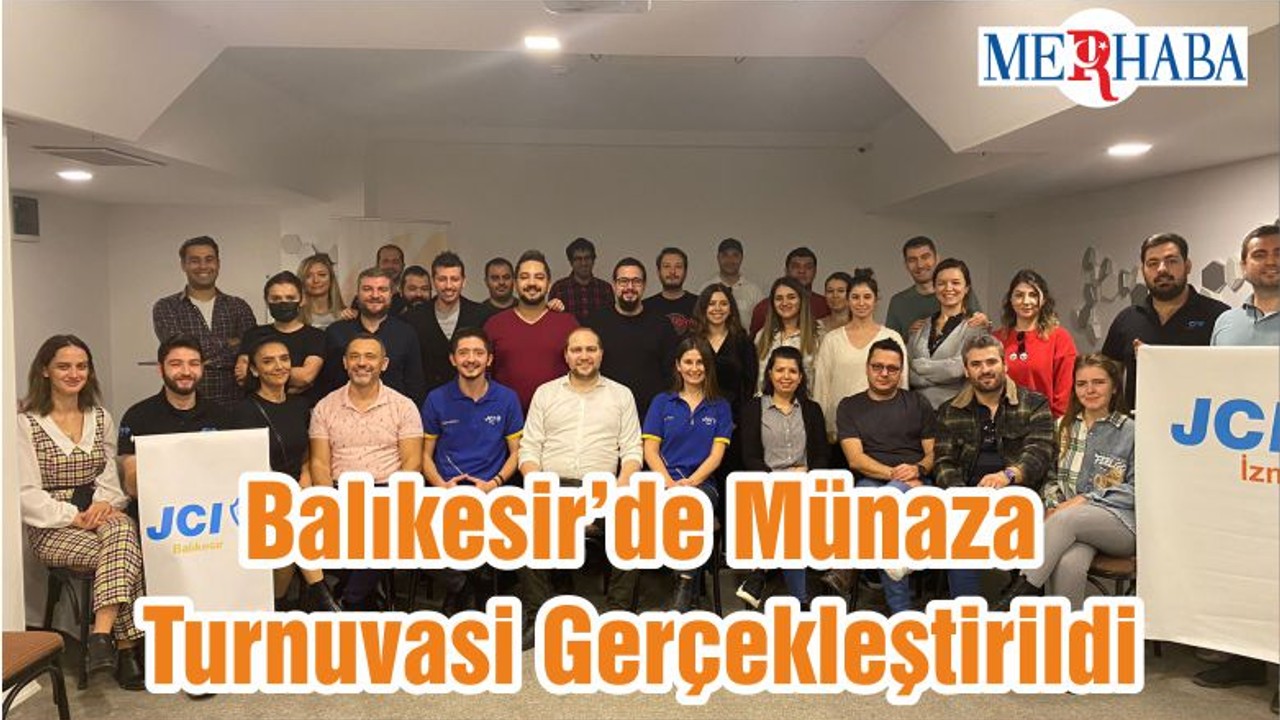 Balıkesir’de Münaza Turnuvasi Gerçekleştirildi