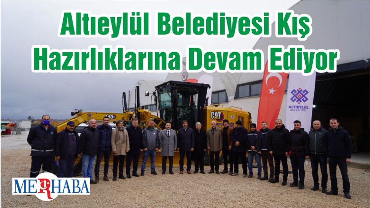 Altıeylül Belediyesi Kış Hazırlıklarına Devam Ediyor
