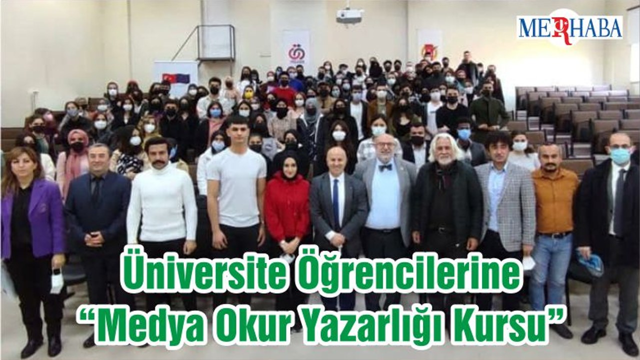 Üniversite Öğrencilerine “Medya Okur Yazarlığı Kursu"