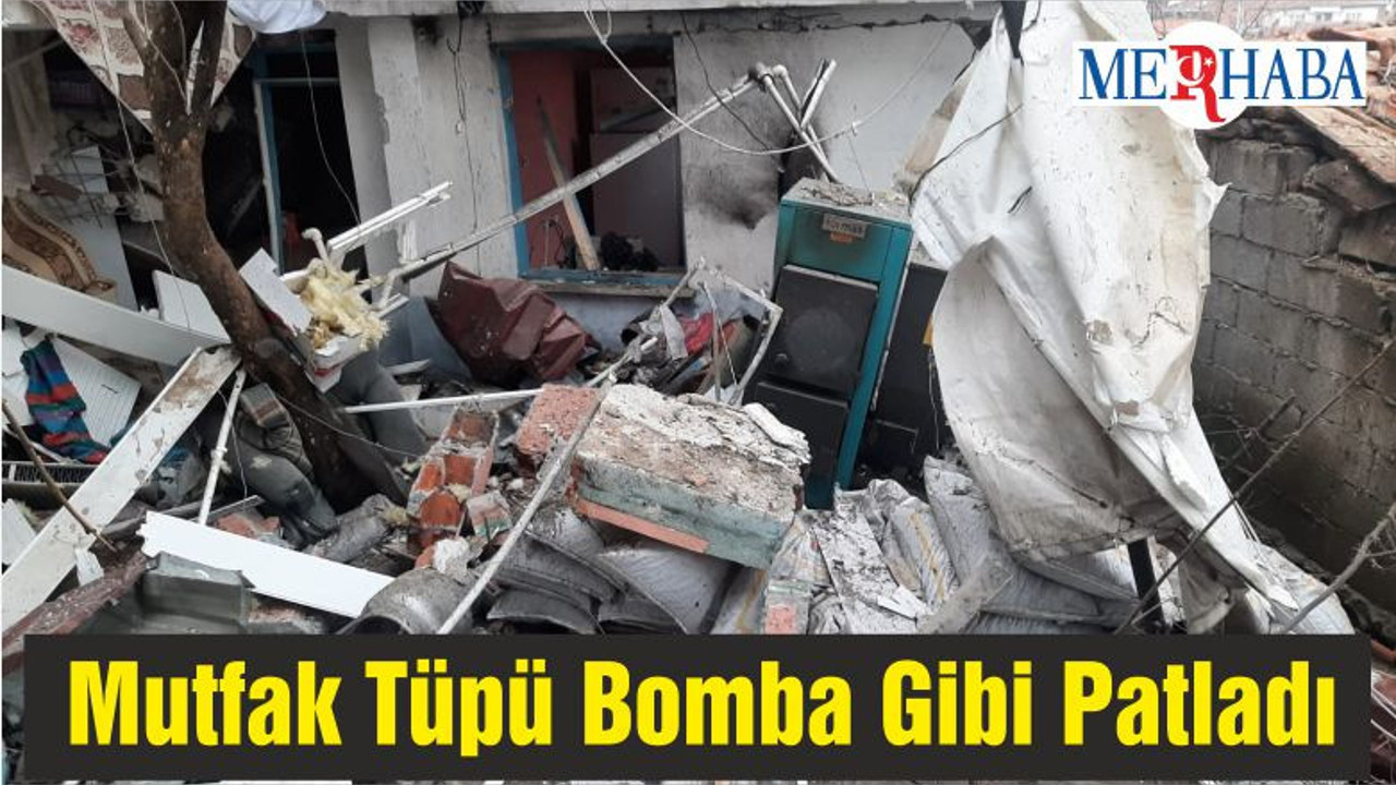 Balıkesir'de Mutfak Tüpü Bomba Gibi Patladı