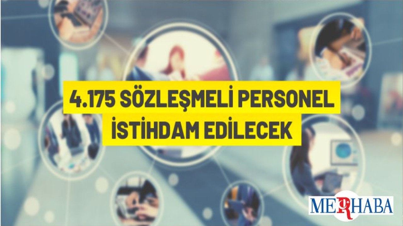 Sözleşmeli Personel Alım İlanı