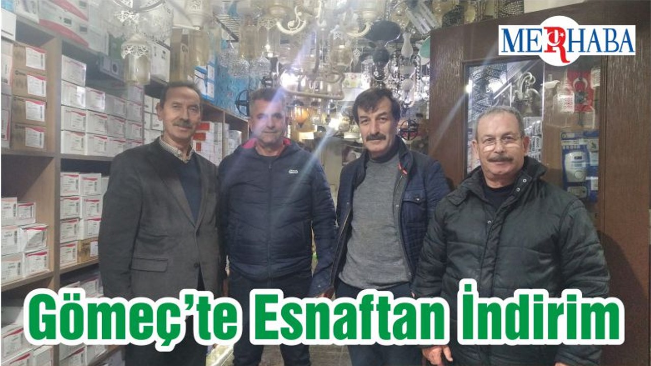 Gömeç’te Esnaftan İndirim
