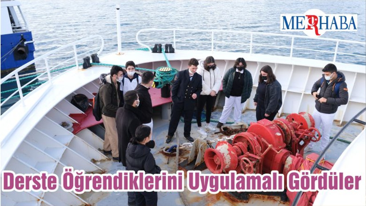 Derste Öğrendiklerini Uygulamalı Gördüler