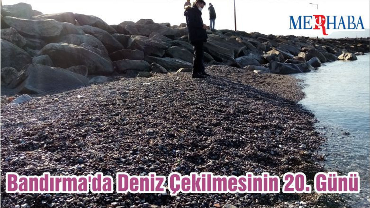 Bandırma'da Deniz Çekilmesinin 20. Günü