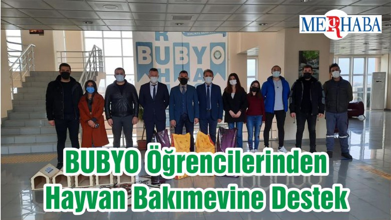 BUBYO Öğrencilerinden Hayvan Bakımevine Destek