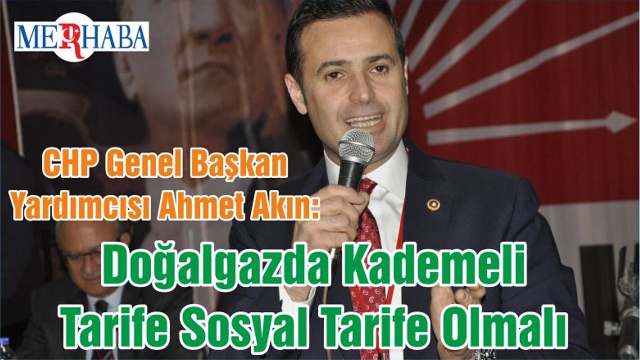 Doğalgazda Kademeli Tarife Sosyal Tarife Olmalı