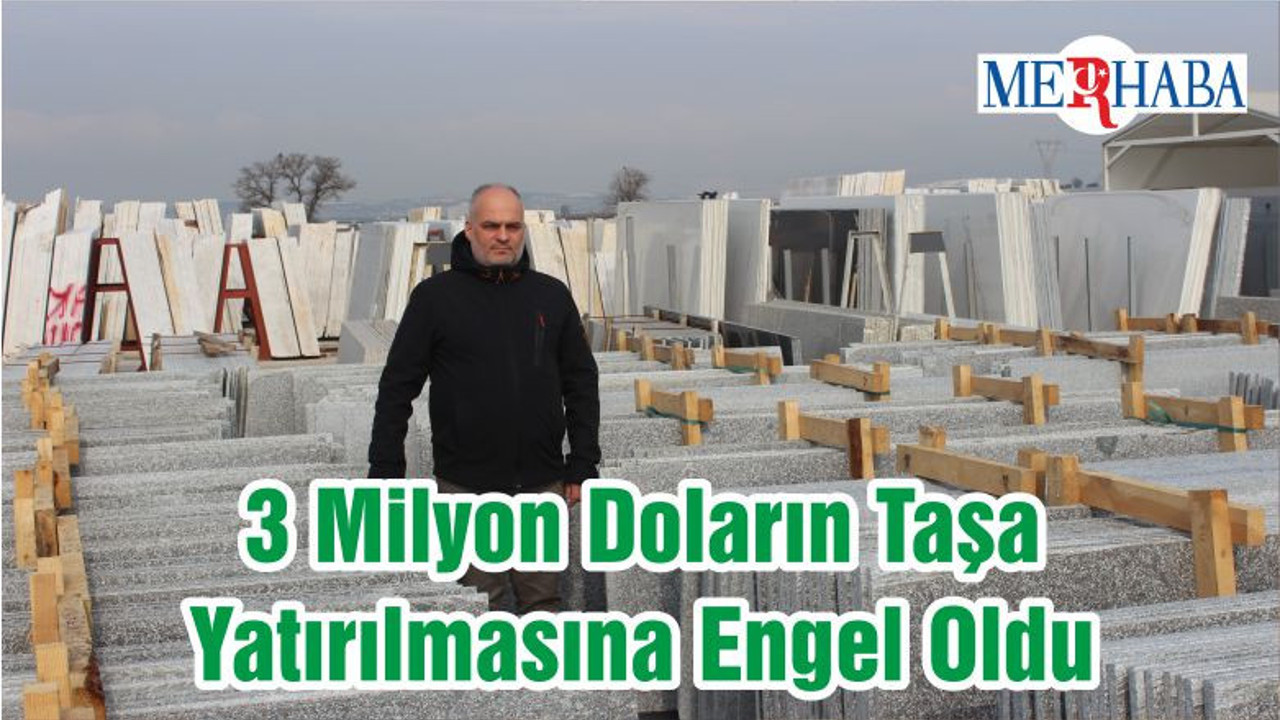 3 Milyon Doların Taşa Yatırılmasına Engel Oldu