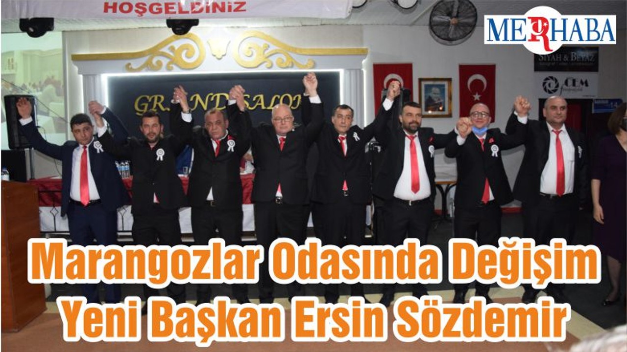 Marangozlar Odasında Değişim Yeni Başkan Ersin Sözdemir