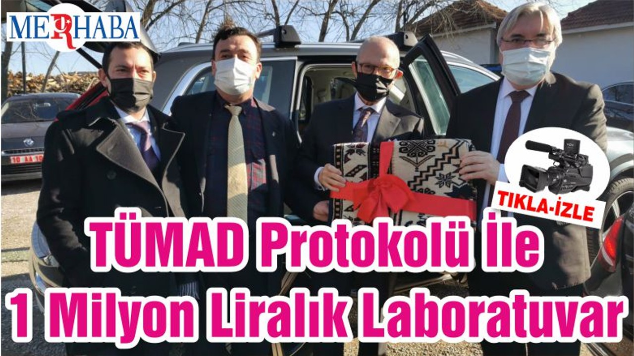 TÜMAD Protokolü İle 1 Milyon Liralık Laboratuvar