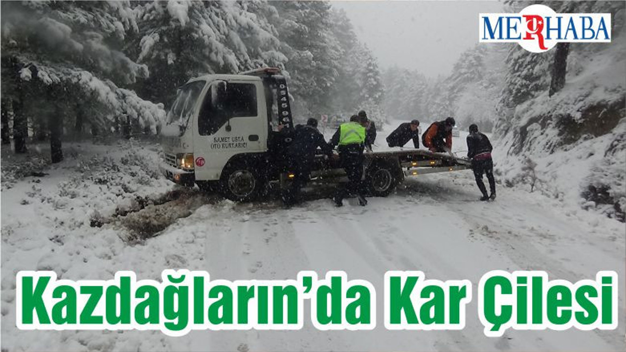 Kazdağların’da Kar Çilesi