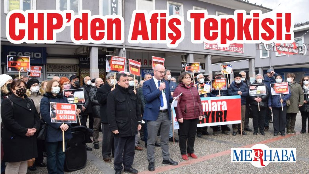 CHP’den Afiş Tepkisi!