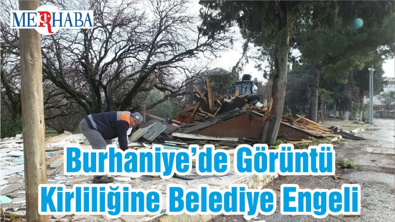 Burhaniye’de Görüntü Kirliliğine Belediye Engeli