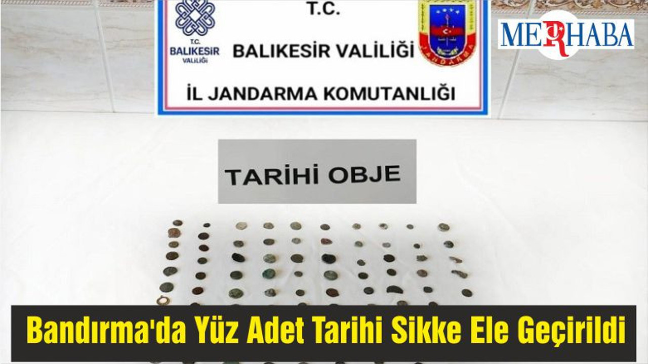 Jandarma Balıkesir'de Adet Tarihi Sikke Ele Geçirdi