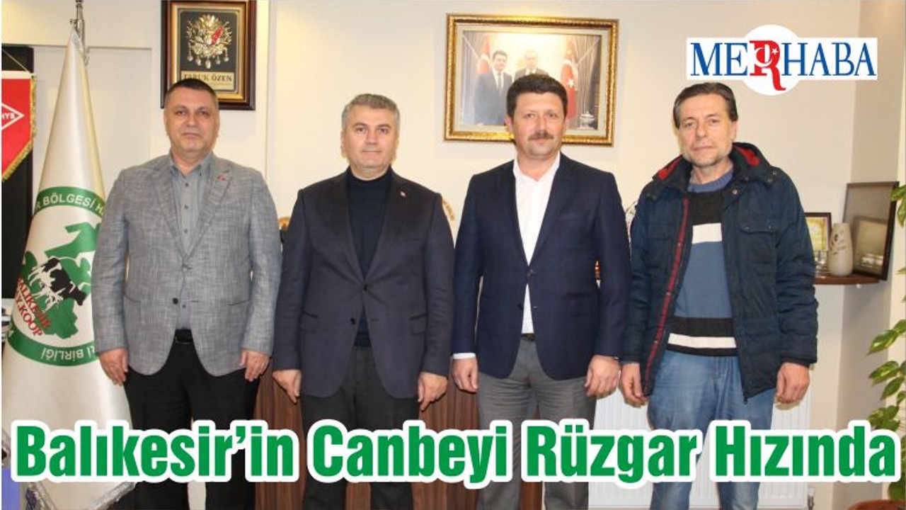 Balıkesir’in Canbeyi Rüzgar Hızında