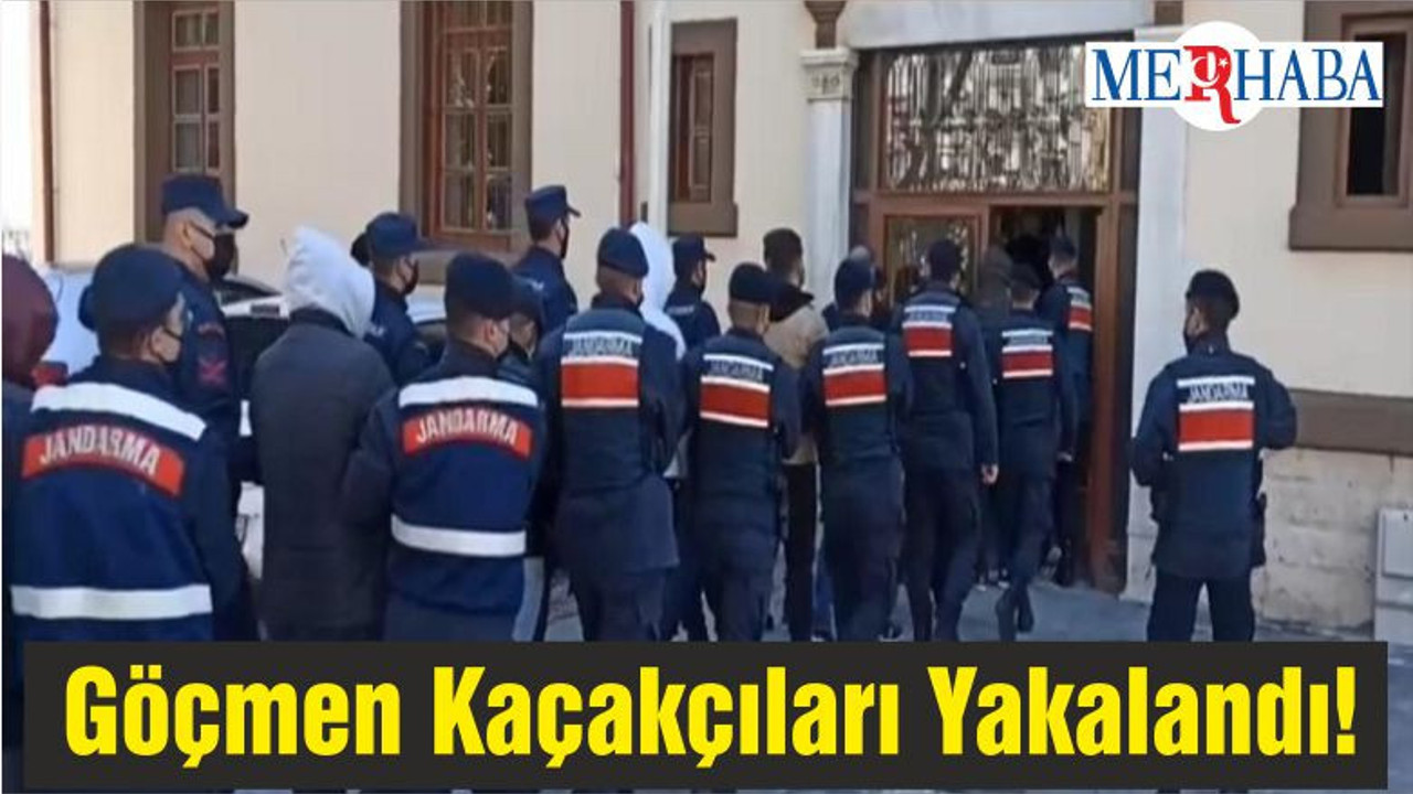 Göçmen Kaçakçıları Yakalandı!