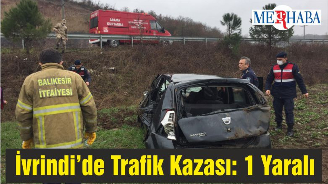 İvrindi’de Trafik Kazası: 1 Yaralı