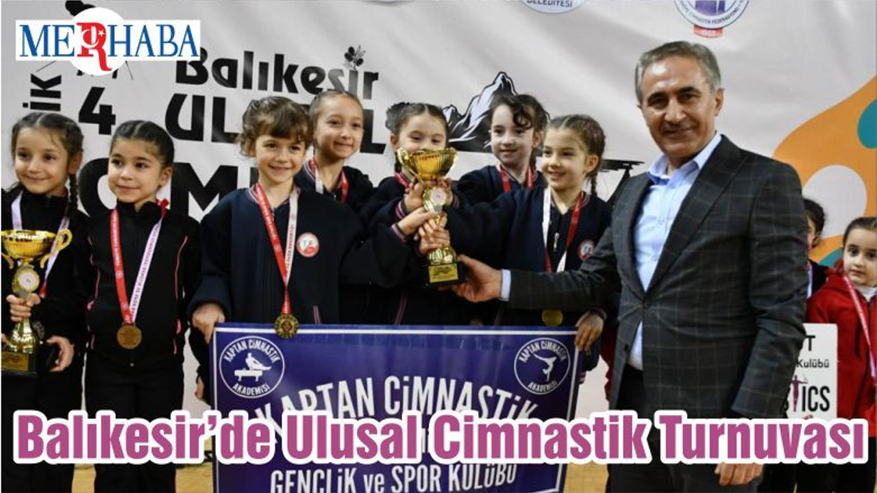 Balıkesir’de Ulusal Cimnastik Turnuvası