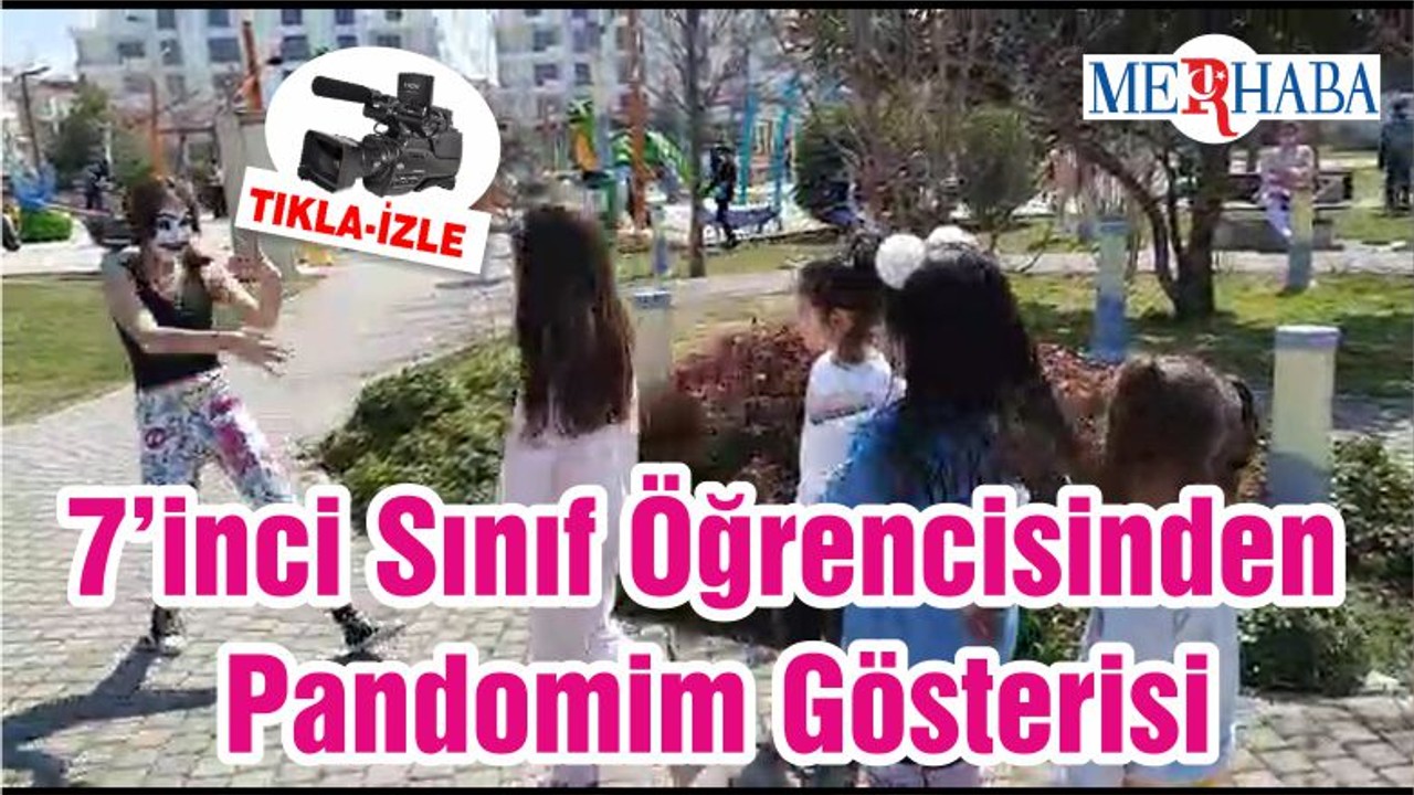 7’inci Sınıf Öğrencisinden Pandomim Gösterisi