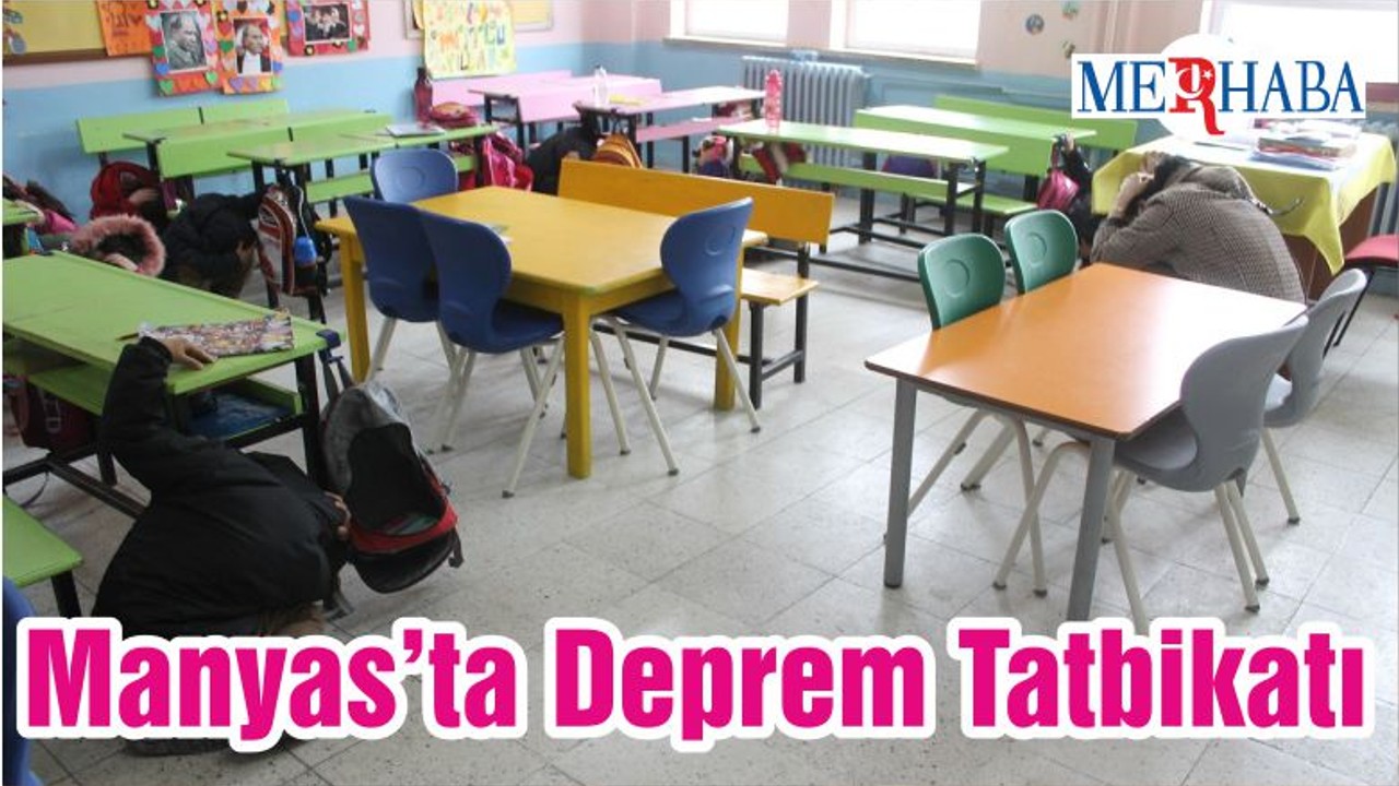 Manyas’ta Deprem Tatbikatı