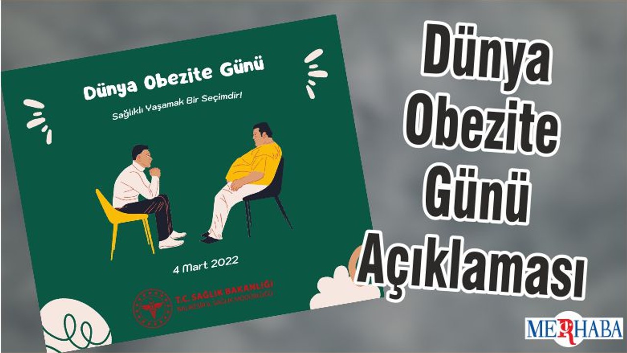 Dünya Obezite Günü Açıklaması