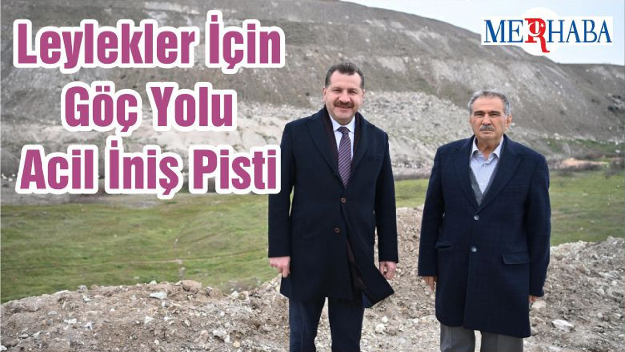 Leylekler İçin Göç Yolu Acil İniş Pisti