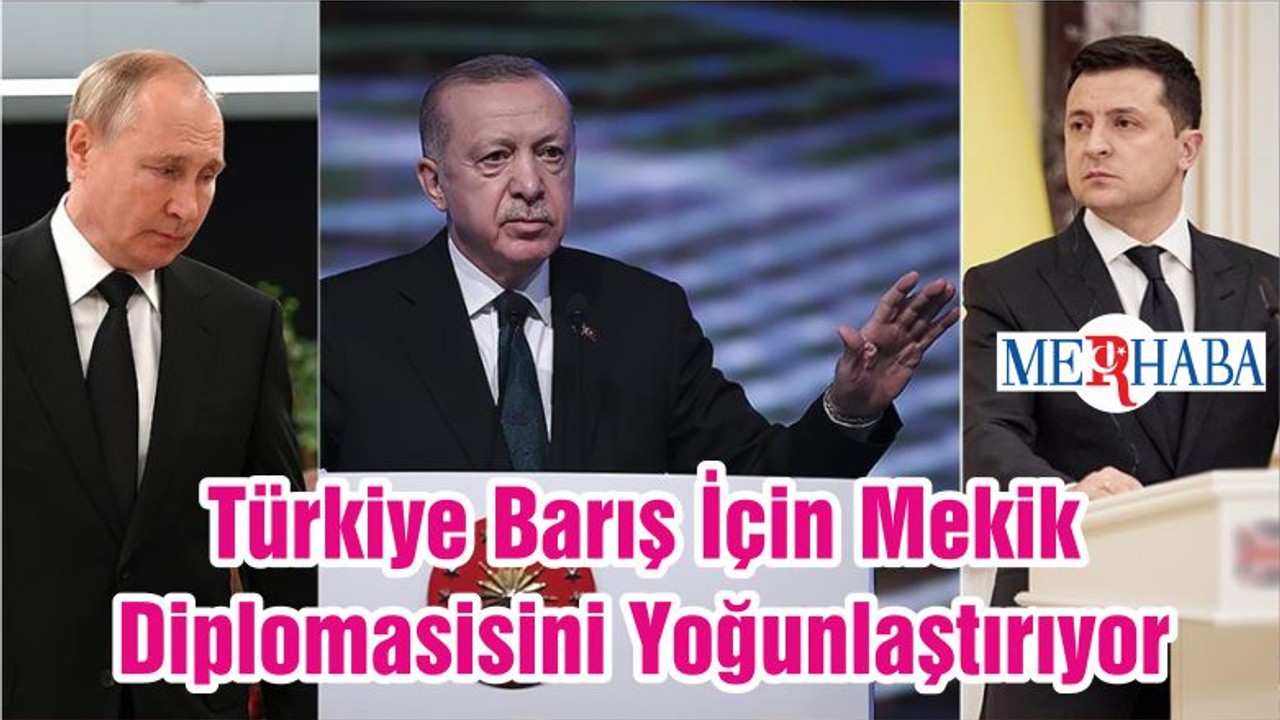 Türkiye Barış İçin Mekik Diplomasisini Yoğunlaştırıyor