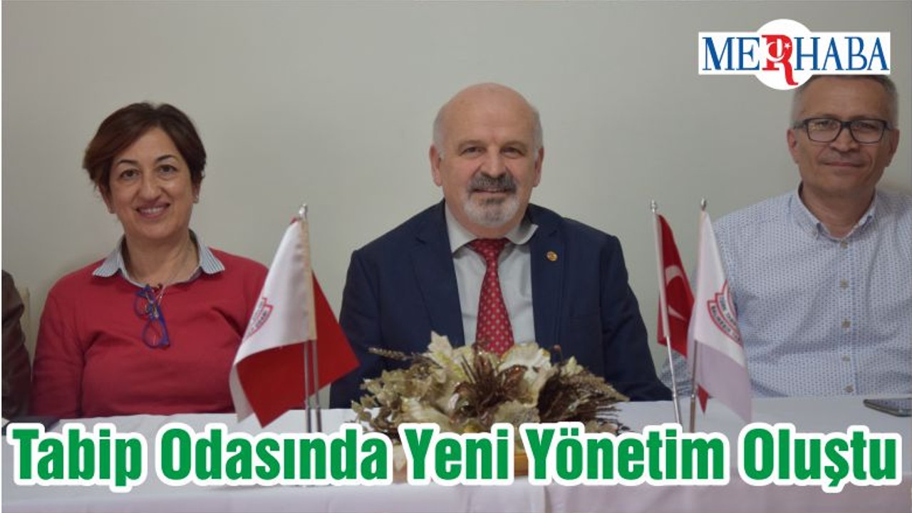 Tabip Odasında Yeni Yönetim Oluştu