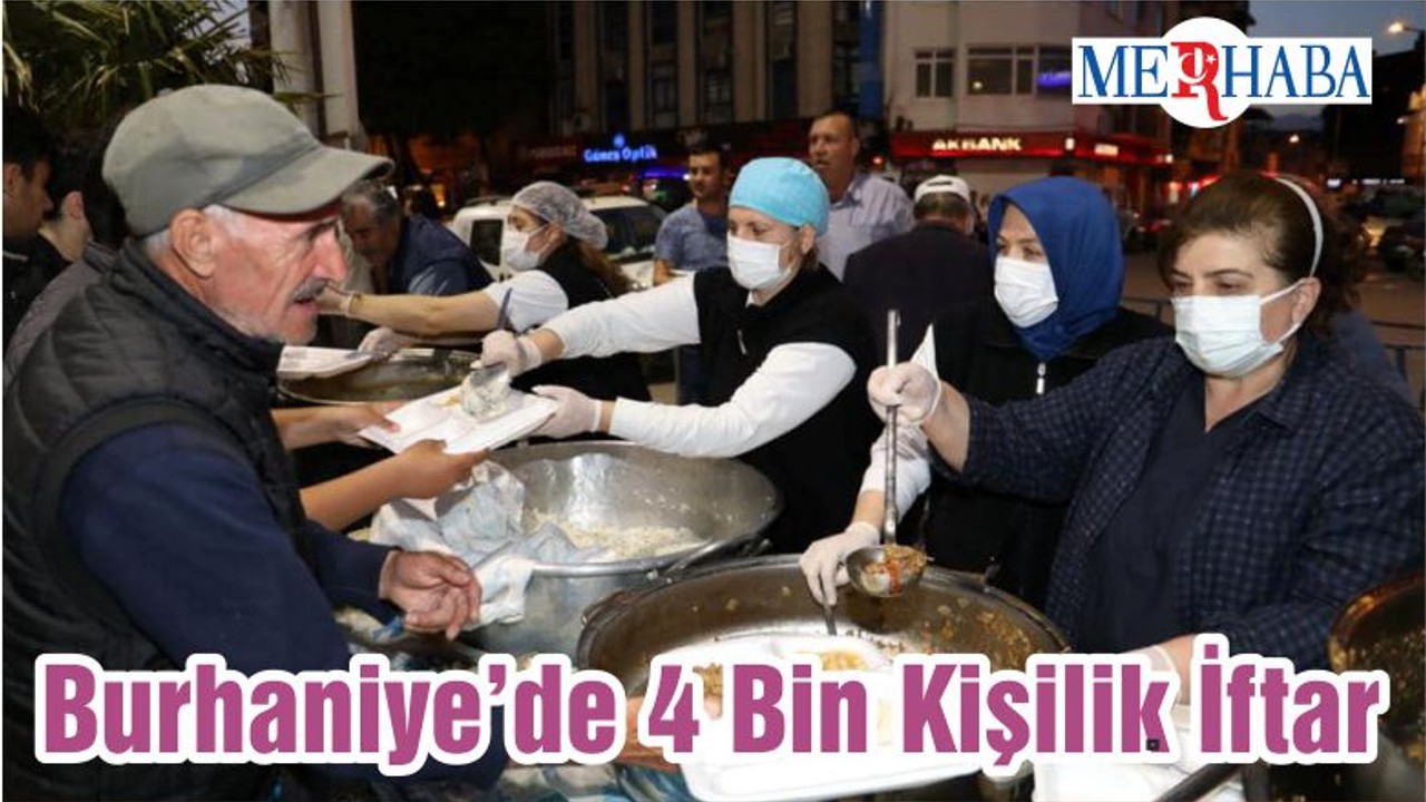 Burhaniye’de 4 Bin Kişilik İftar