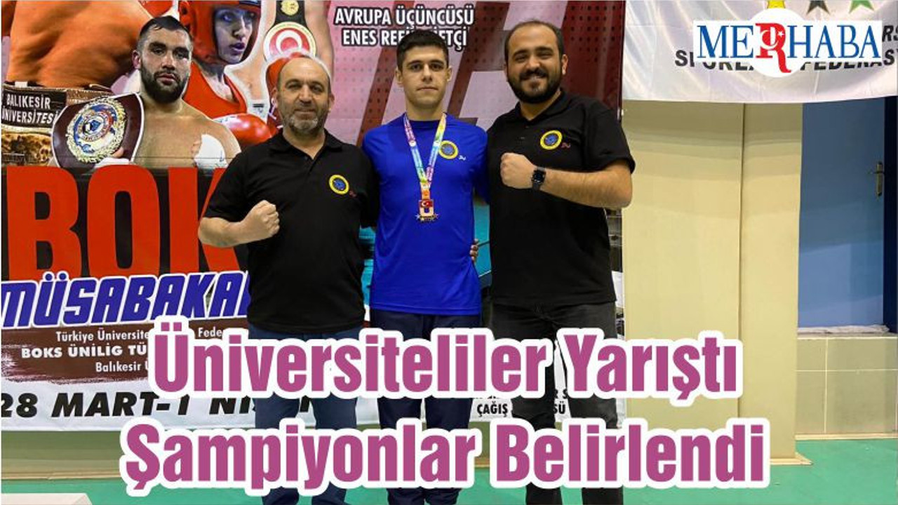 Üniversiteliler Yarıştı Şampiyonlar Belirlendi
