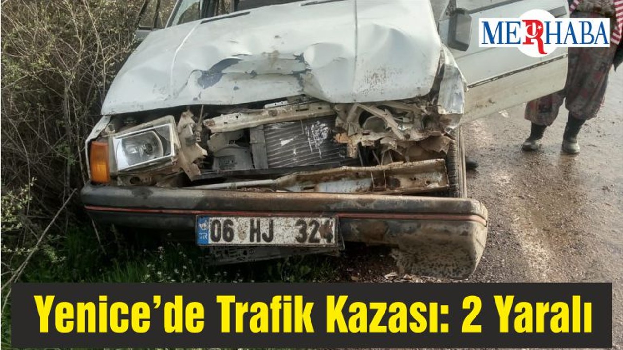 Yenice’de Trafik Kazası: 2 Yaralı
