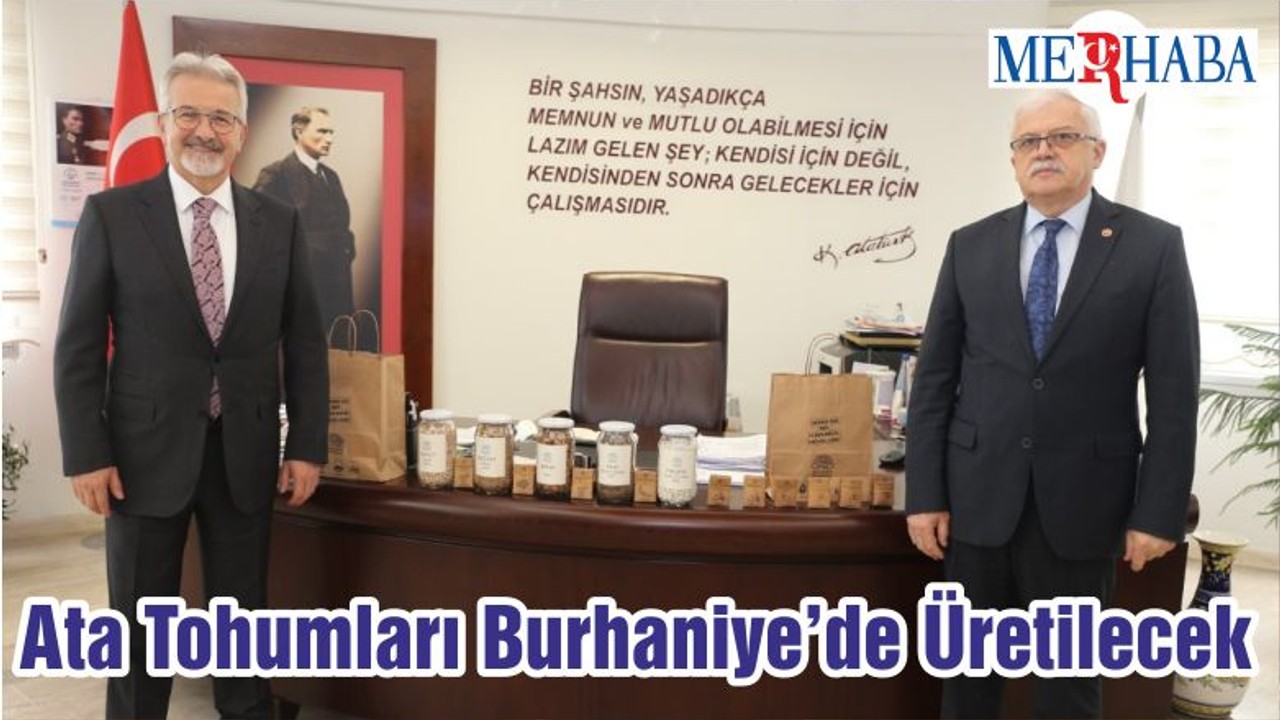Ata Tohumları Burhaniye’de Üretilecek