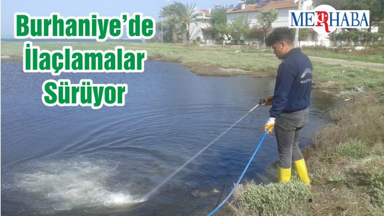 Burhaniye’de İlaçlamalar Sürüyor